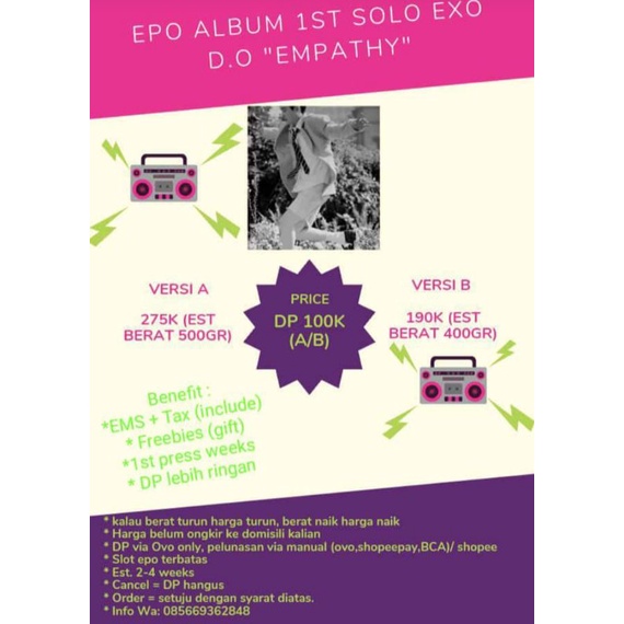 PO Solo Album Exo Kyungsoo (D.O)