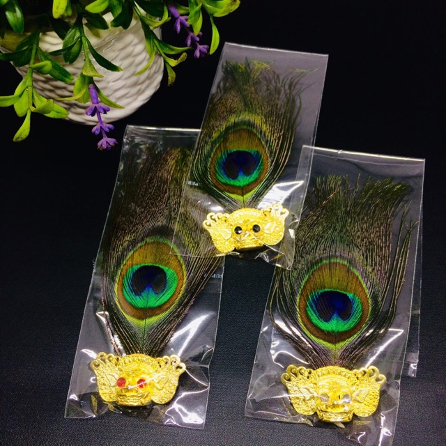 Bros barong bulu merak alpaka bali