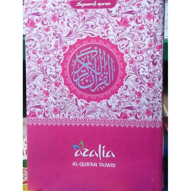 A5 Al Quran Azalia Tajwid Terjemahan - Quran Rainbow A5 - Pink