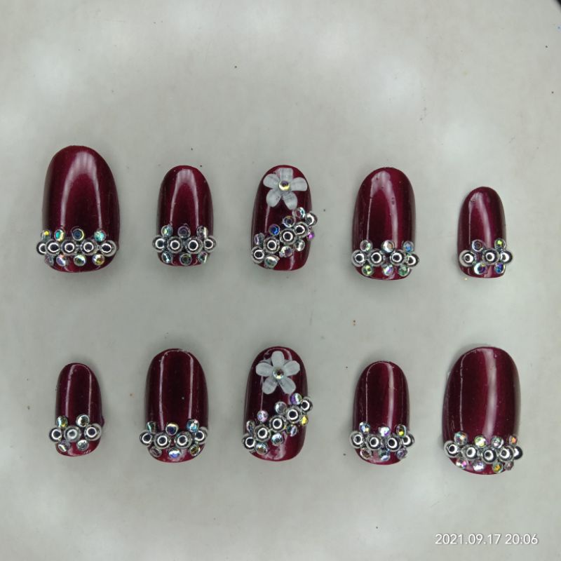 kupal wedding maroon gratis pouch