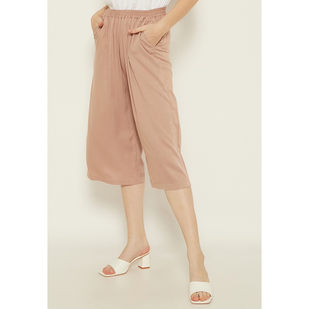 N&amp;A - JOURNAL 3/4 CULOTTES BLUSHY PINK - Pakaian Wanita - Celana Sehari-Hari