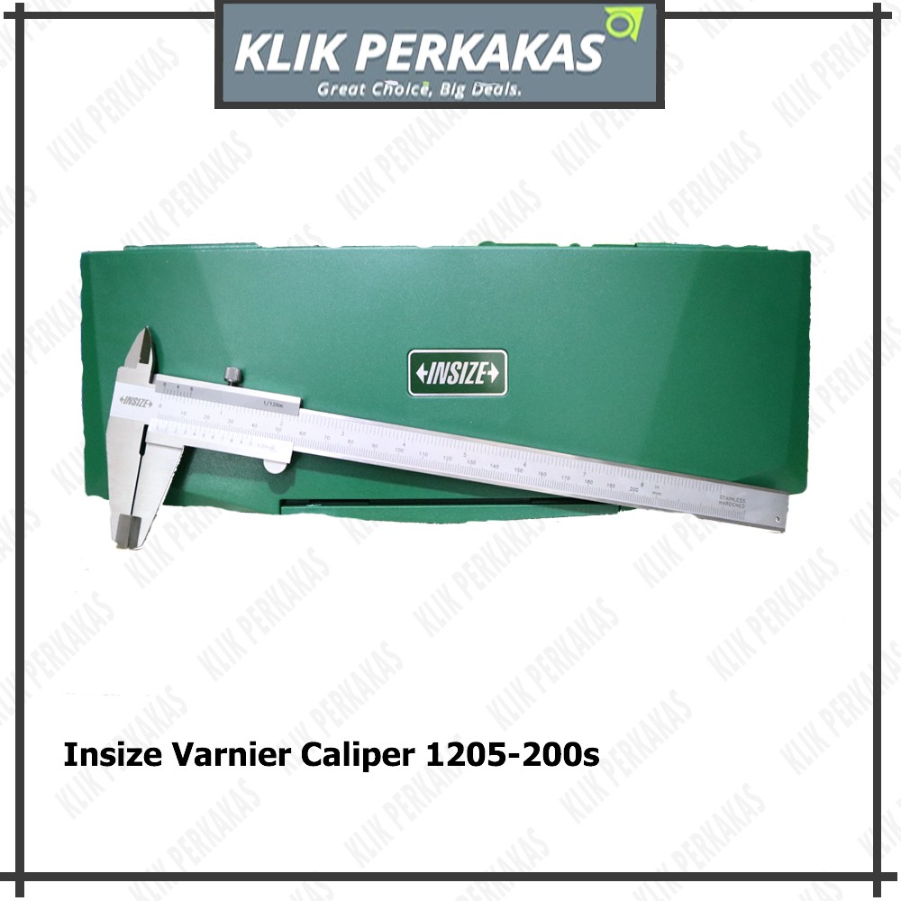 Insize Vernier Caliper 1205-200S  8&quot; Sigmat / Jangka Sorong Original