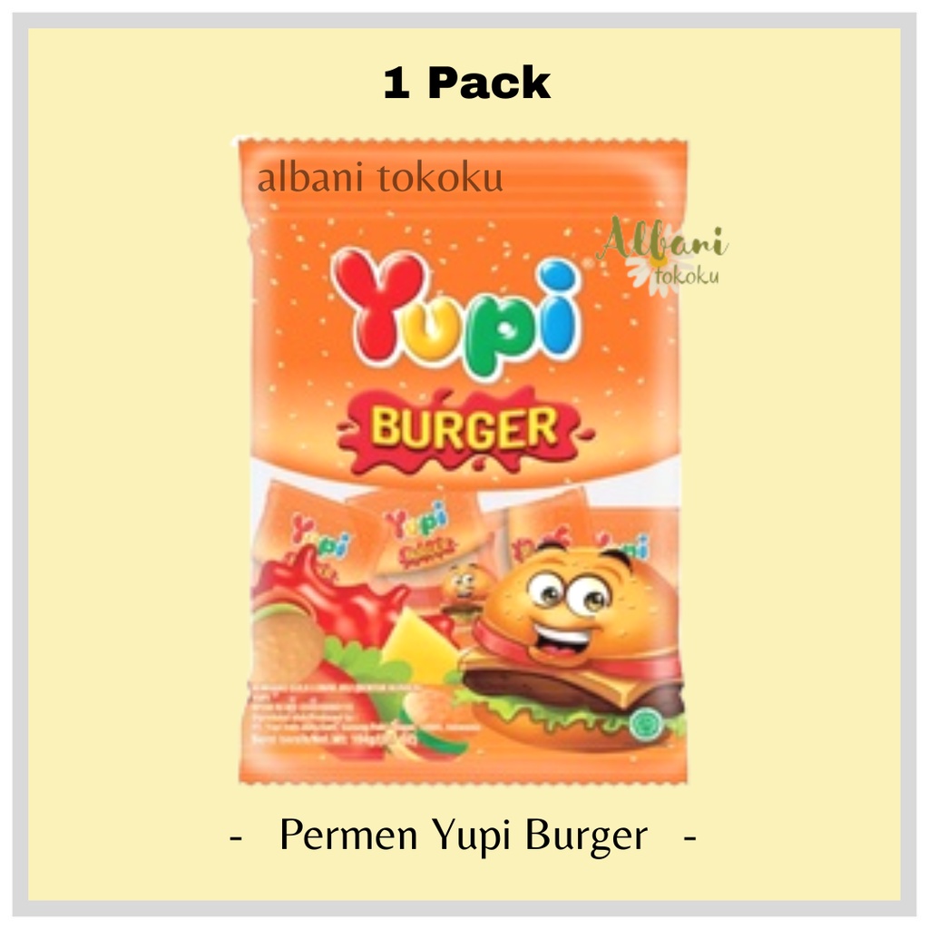 

Permen Yupi Burger Kemasan 110 gr - Permen Yupi - Permen Anak Anak - TERMURAH