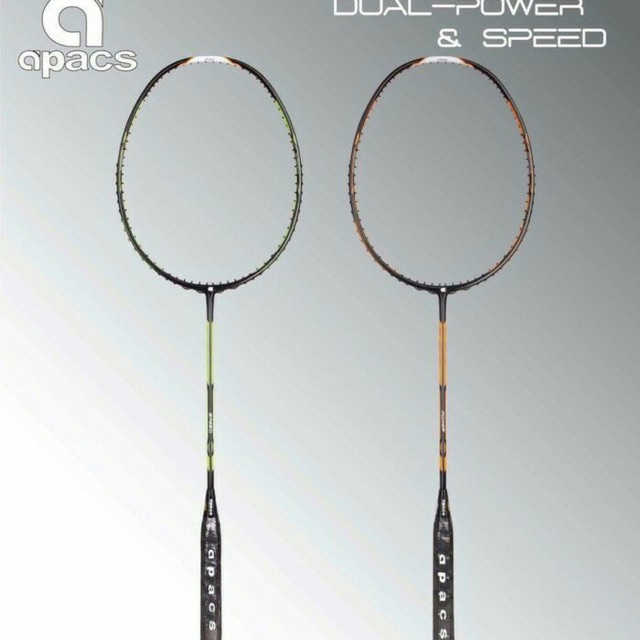 ORIGINAL APACS Dual Power and Speed Raket Badminton