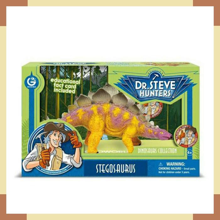 Mainan edukasi anak Dinosaurus Geoworld Steve Hunters Best Quality