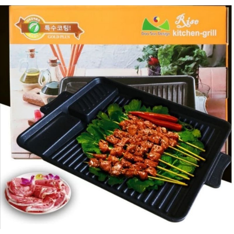 Alat panggang YAKINIKU BBQ tanpa asap tanpa arang original Made in Korea