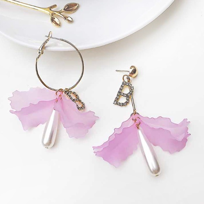 Anting Korea Diamonds Ungu