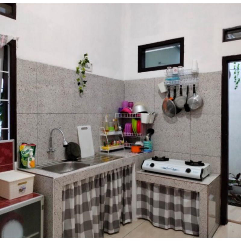 gorden kolong dapur abu kotak tirai kolong