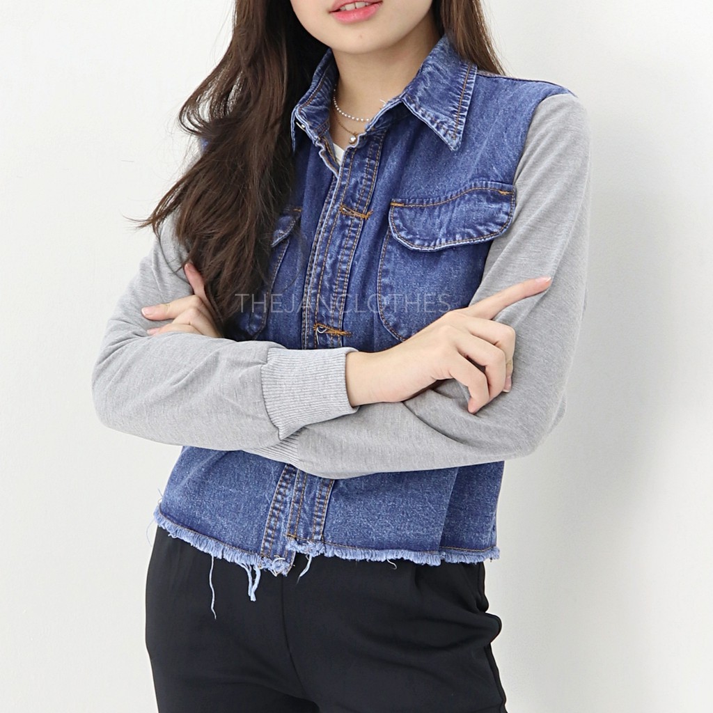 Ms match jacket jeans wanita by Genijeans