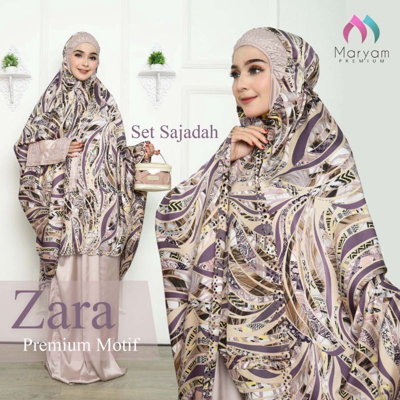 mukena Zara motif/mukena Maryam/mukena travel/mukena batik/mukena/Zara motif