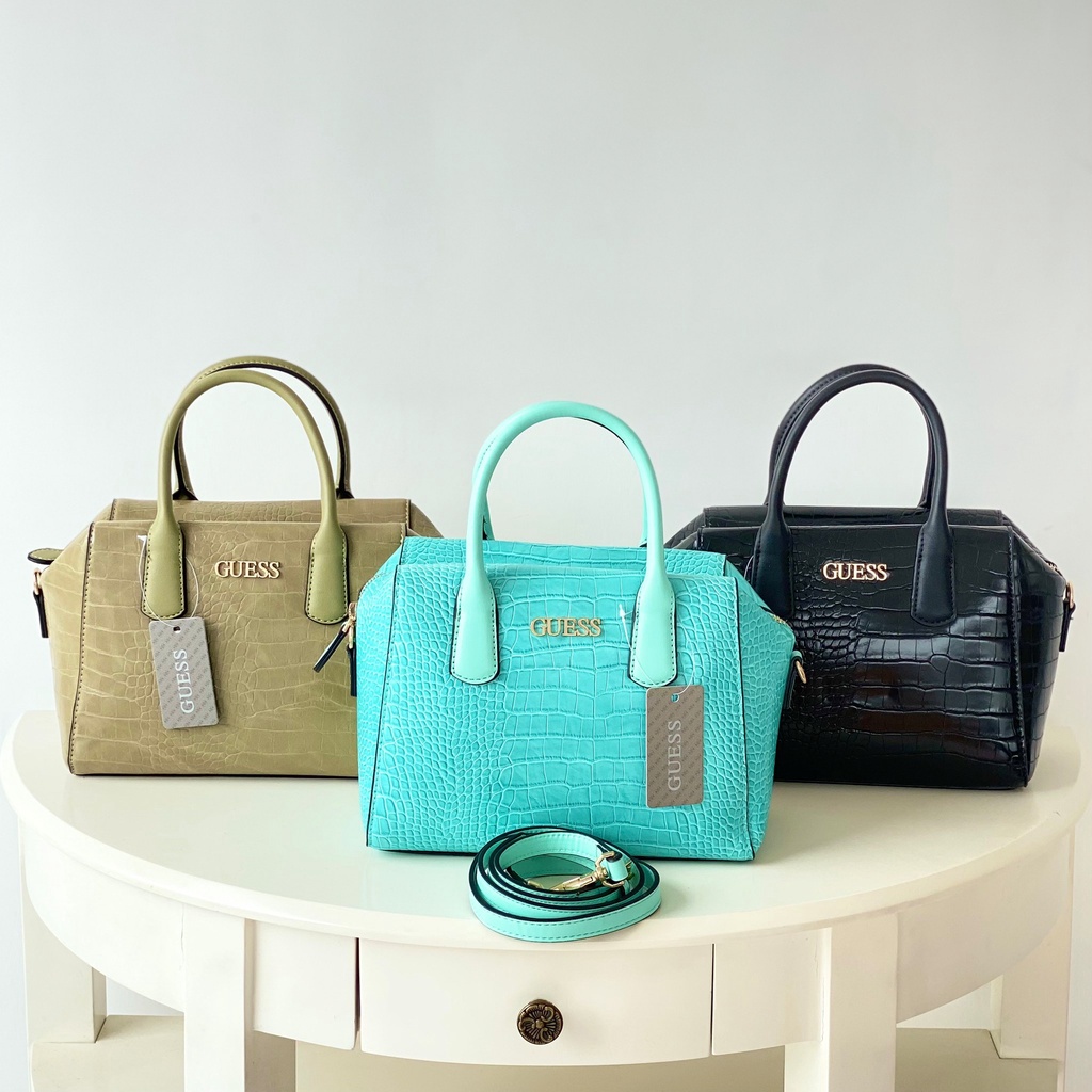 HANDBAG GUESS CROCO GS590 - TAS WANITA BRANDED ORIGINAL
