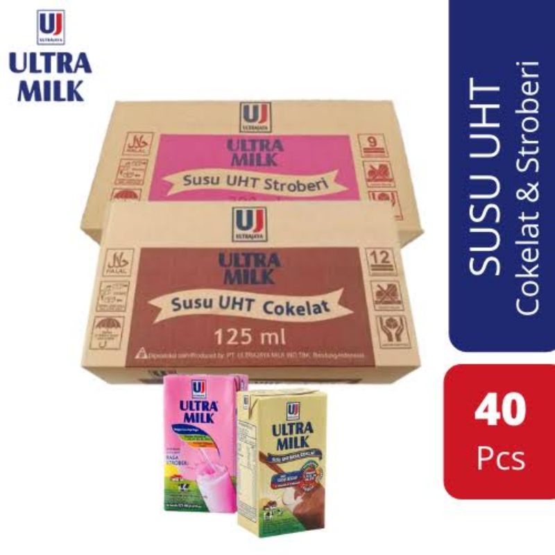 

Susu Ultra 125 ml - Cokelat