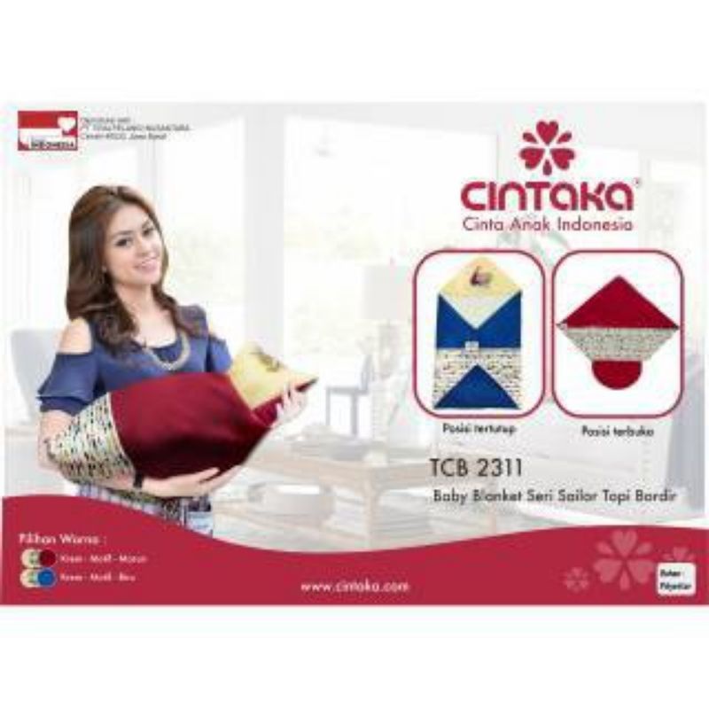 SELIMUT BAYI CINTAKA BABY BLANKET SAILOR TCB2311 / TERLARIS