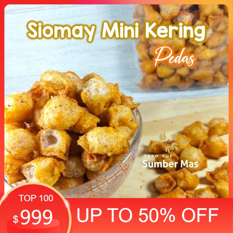 

Makanan Ringan SIOMAY KERING 250 gr / SIOMAY GORENG / BALADO / PEDES / SIOMAY MINI Terima kasih,,, Thanks