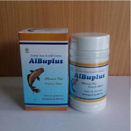 ALBUPLUS Ikan gabus ikan kutuk SERBUK Albu Plus Albuplus albumin ikan kolagen ekstrak albumin