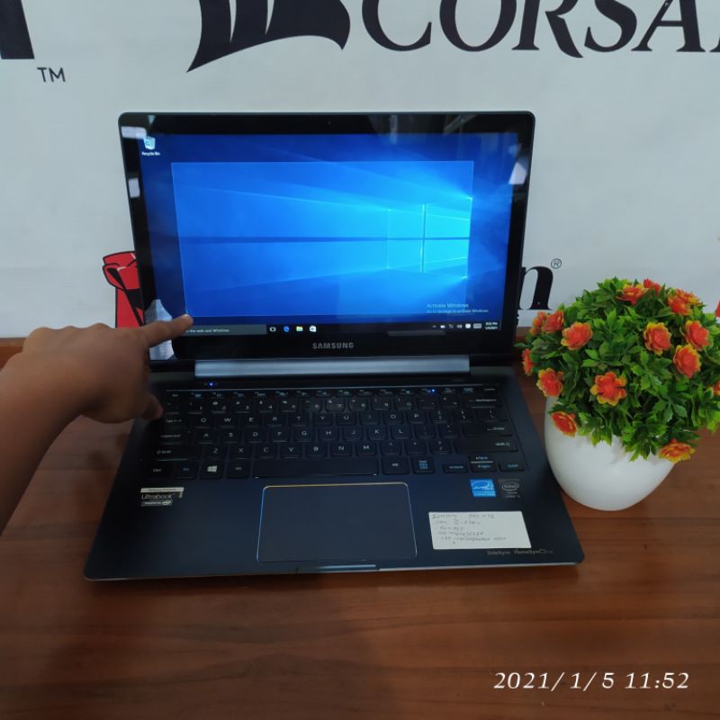 laptop samsung slim core i5 ram 4gb ssd256gb