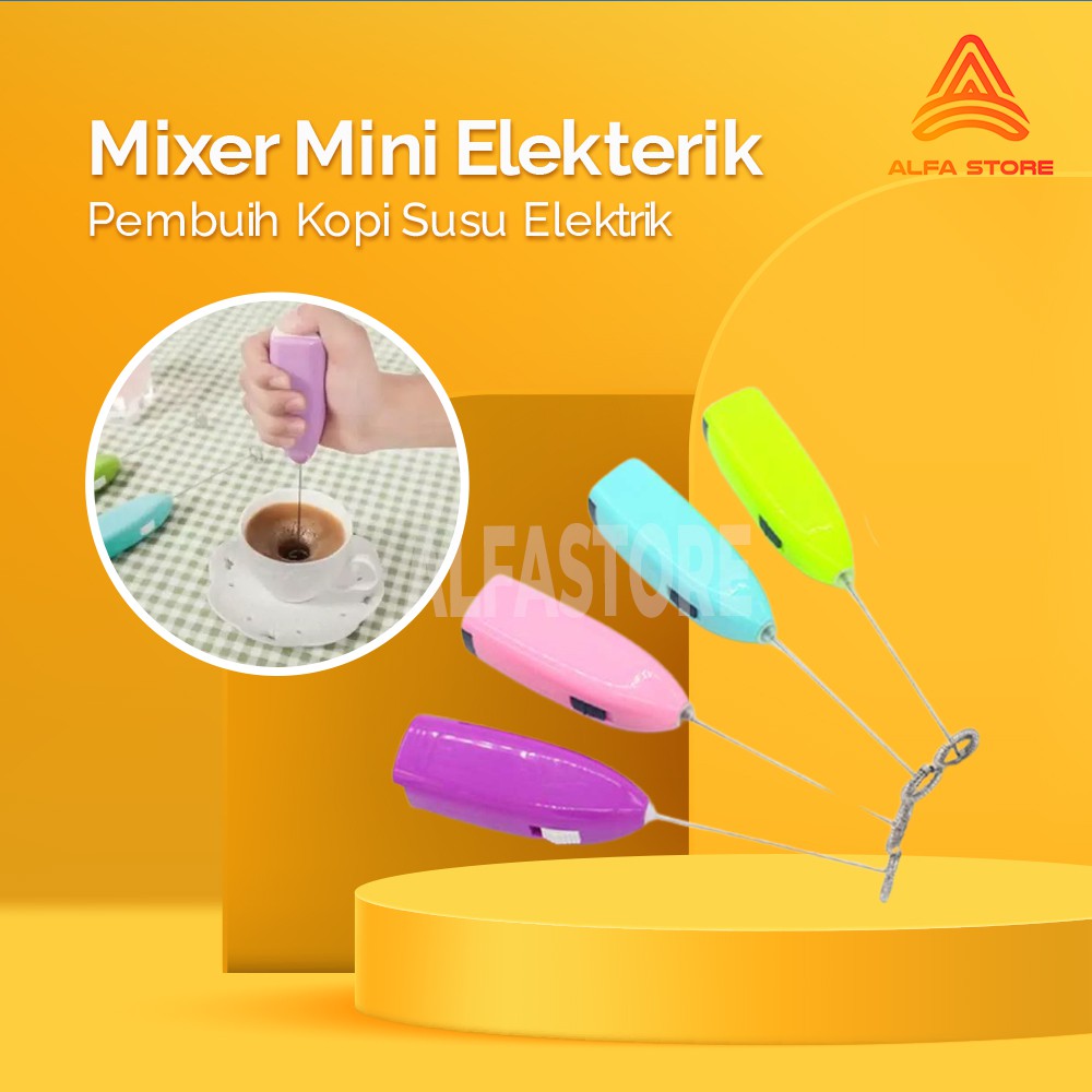 Mixer Elektrik Mini Untuk Telur Kopi Dalgona Susu Hand Mixer