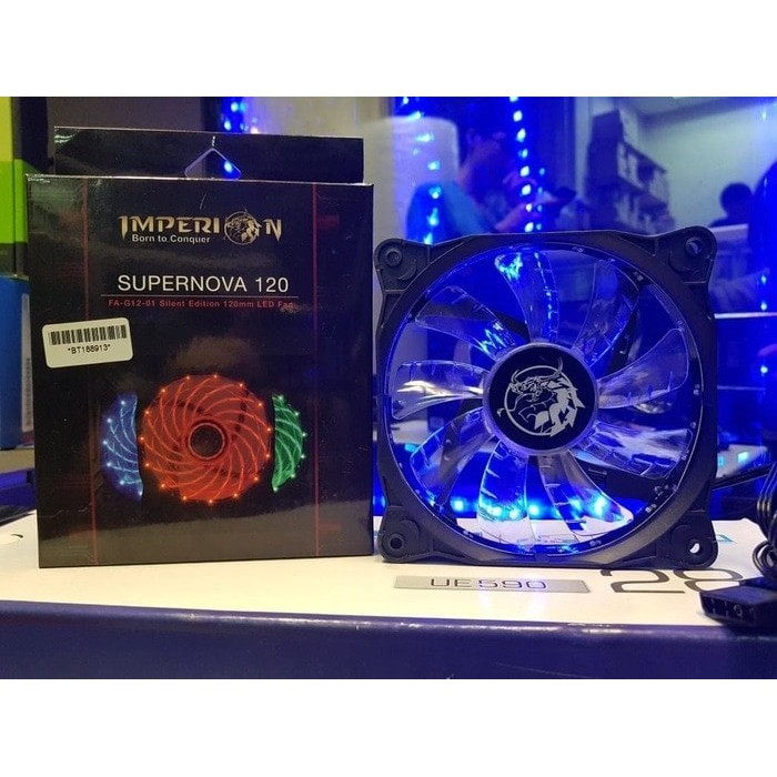 Imperion Supernova Fan Case 12cm silent Led - imperion Supernova Fan Casing 12 cm Led Silent Edition