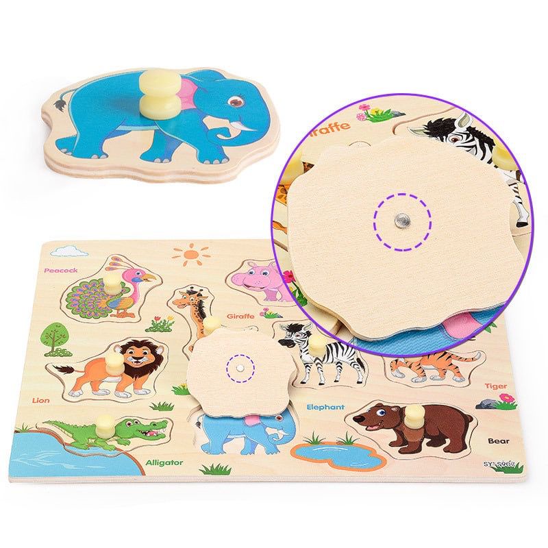 Mainan Anak PUZZLE BOARD SET Puzzle Kayu Edukasi Anak Puzzle Wooden