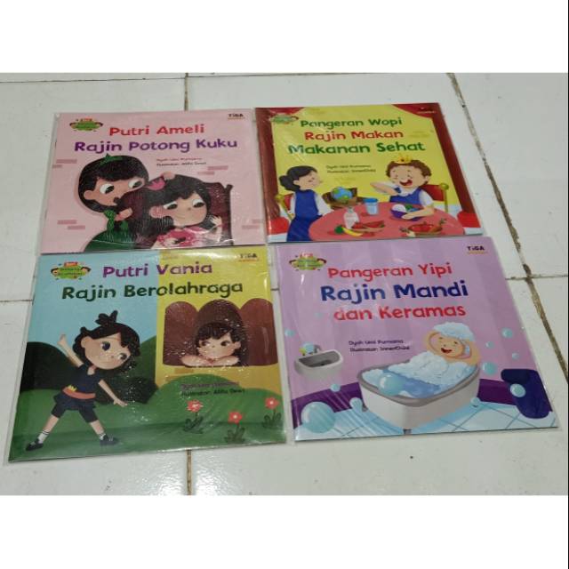 Seri Dongeng Kesehatan - Buku Anak-anak - Tiga Ananda