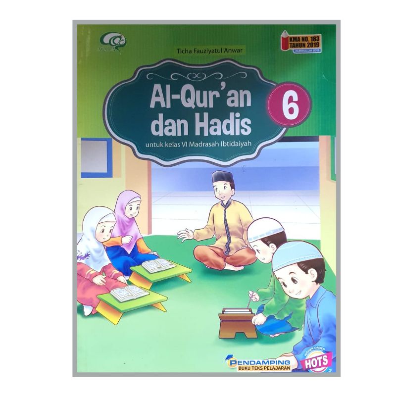 Aqila - Buku Pelajaran Al-Qur'an dan Hadis Kelas 1-6 SD/MI Kurikulum 2019 Aqila