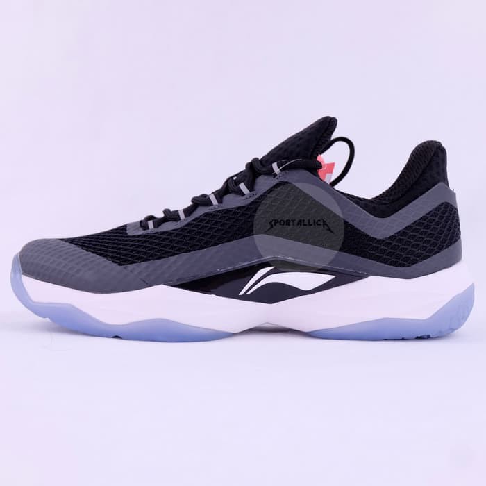 Sepatu Badminton Li-Ning / LiNing Shadow AYTN065 Black - Hitam- 8
