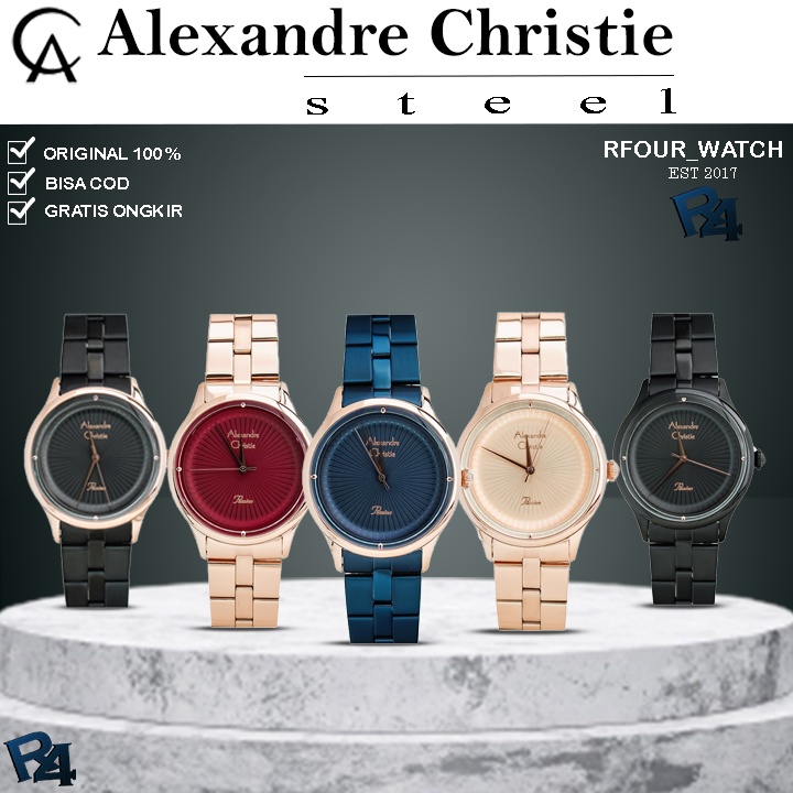 ALEXANDER CHRISTIE WANITA ORIGINAL JAM TANGAN ALEXANDRE CHRISTIE WANITA JAM ALEXANDER CRISTIE JAM TA
