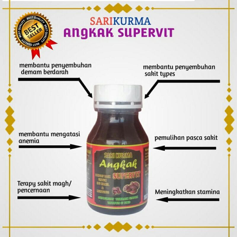 Madu Sari kurma angkak Thypus DBD madu asli kesehatan