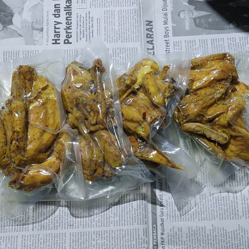 Ayam Utuh / Ingkung Kremes Bumbu Kuning