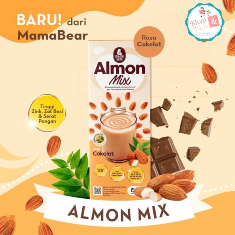 Mama Bear Almon Mix Pelancar ASI 180gr | MamaBear AlmonMix ASI Booster