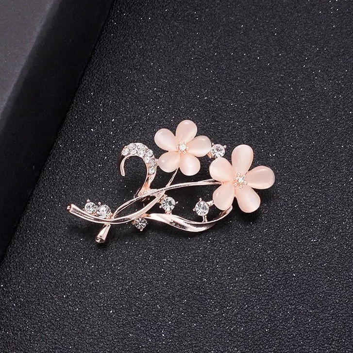 【Dalam Persediaan】 2020 baru Korea high-end busur berlian imitasi warna-warni karangan bunga mutiara bros serbaguna aksesoris populer liar-1#