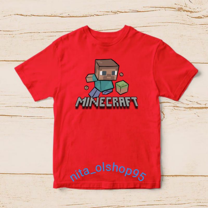 baju minicraft Minecraft / baju anak karakter