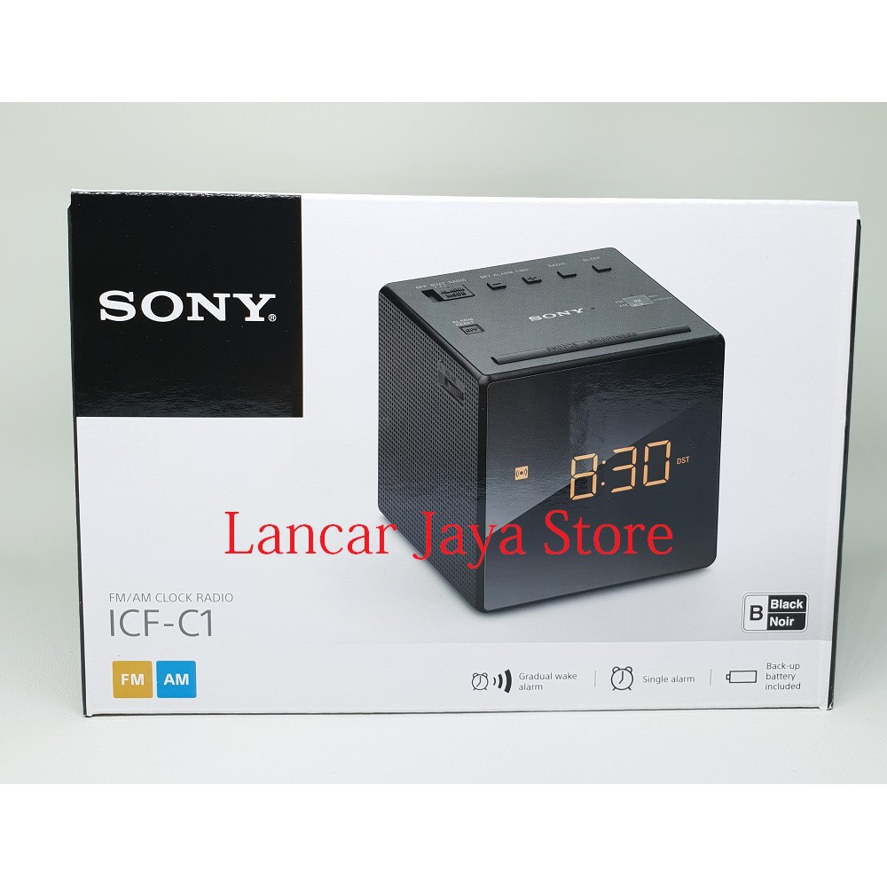 SONY ICF-C1- FM/AM RADIO N DIGITAL CLOCK ALARM