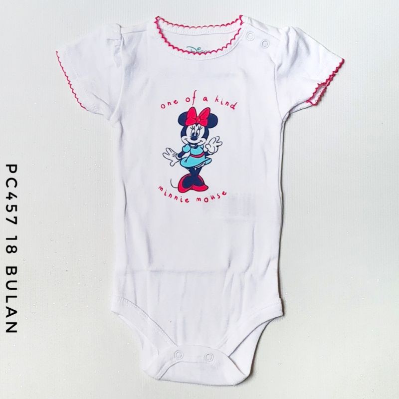 PC457 Disney Bodysuit Minnie White