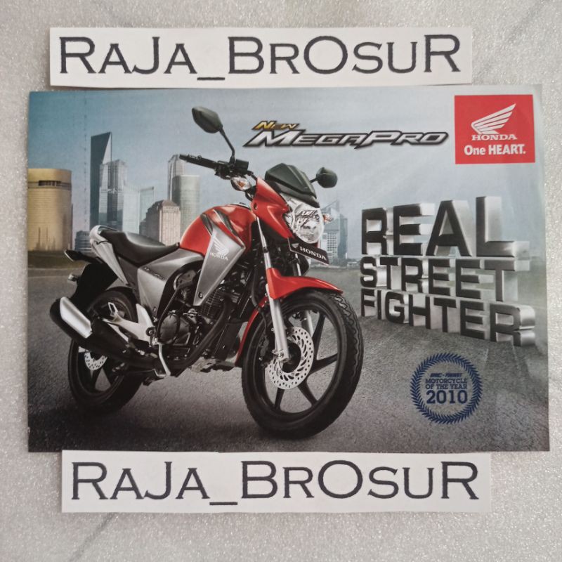 Poster brosur Honda New MegaPro 2010