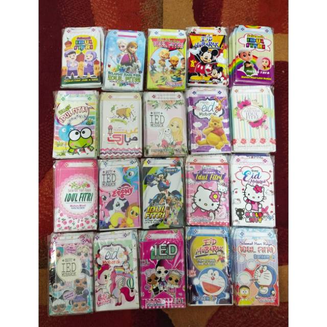 

Amplop Lebaran Medium uk 7cm x 12,5cm