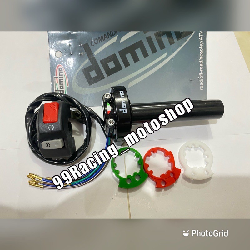 Slongsong Gas Spontan 2 Tali Kabel Gas Aktif Domino plus Saklar On Off Starter KTC