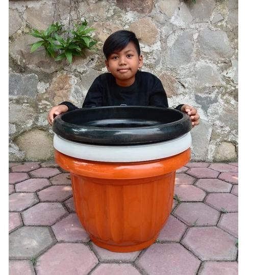 ☆ POT EBONNY JUMBO DIAMETER 50/POT POLOS BESAR 50 ♞