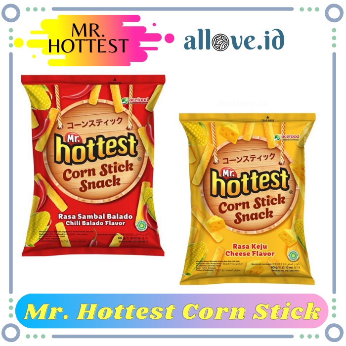 

Mr. Hottest Corn Stick Snack 60 Gr