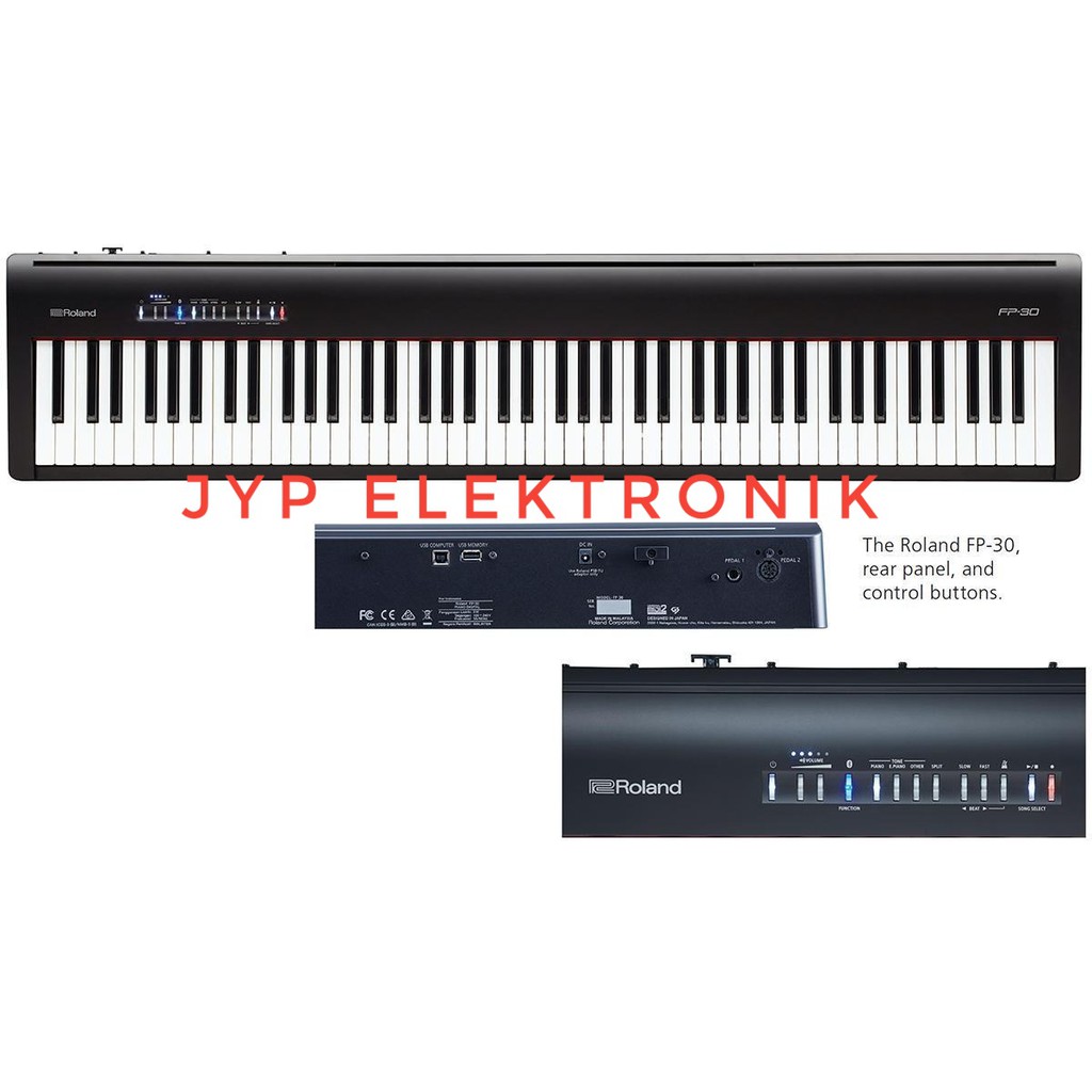 Roland Fp 30 Roland Fp30 Fp 30 Digital Piano Fp30 Original Shopee Indonesia