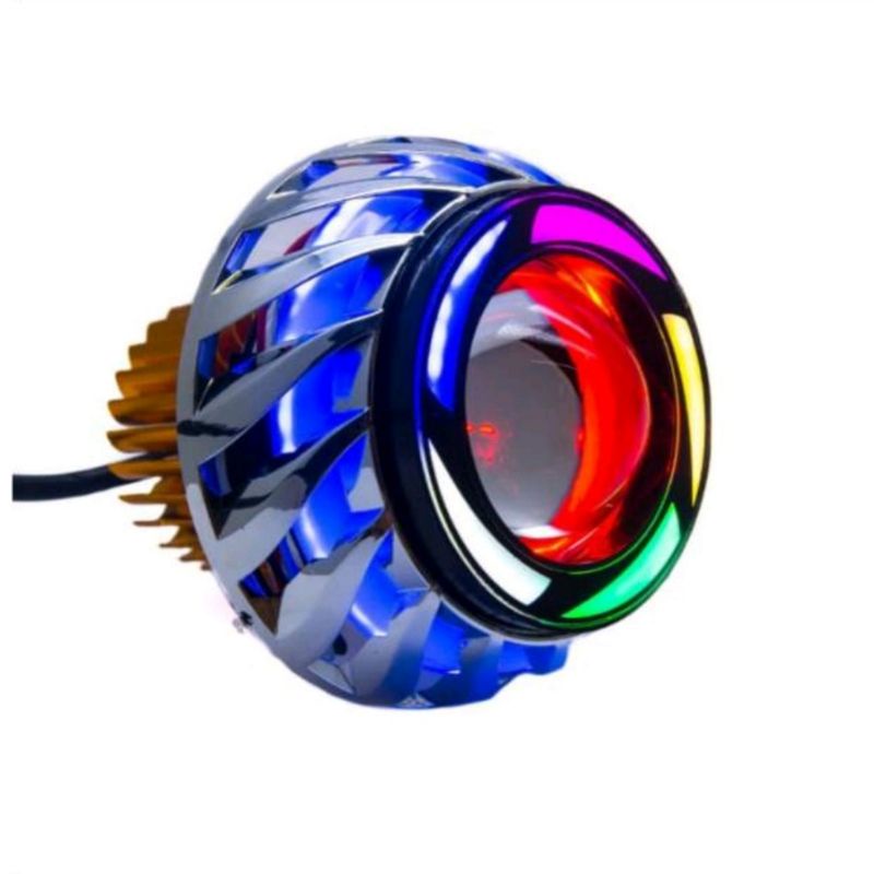 Lampu utama Depan Projie Mini led rainbow 2.5 inch Semua motor bebek matic supra beat jupiter mio vario