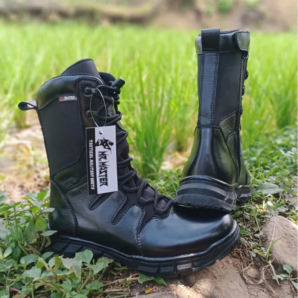 SEPATU PDL MR MASTER KULIT SAPI ASLI SEPATU PDL TNI POLRI SECURITY SATPAM DINAS LAPANGAN