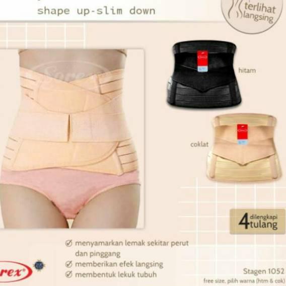 10 10 Stok Ready Stagen Sorex 1052 Shape Wear Slimming Corset Shopee Indonesia