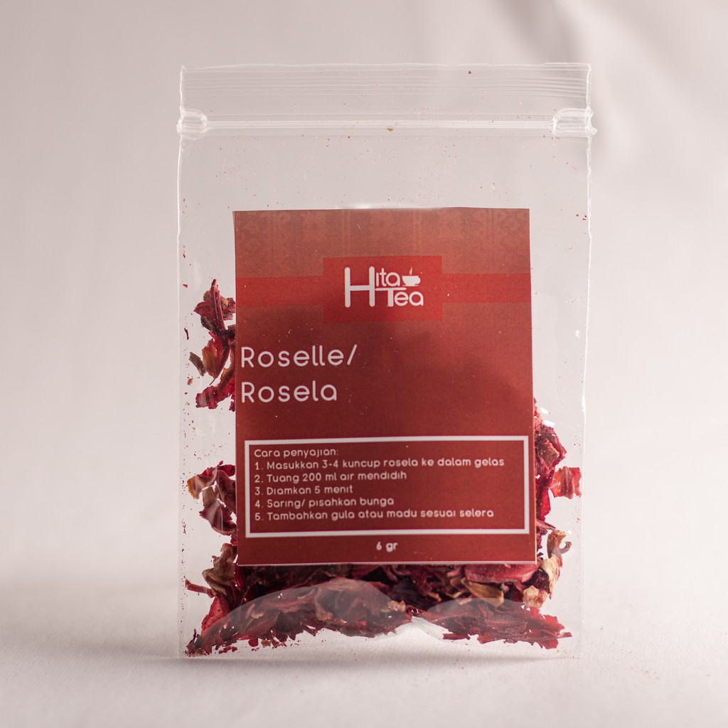 

Teh Bunga Rosela Merah Serpih / Red Roselle Flower Tea Flakes-Tisane 6 gram