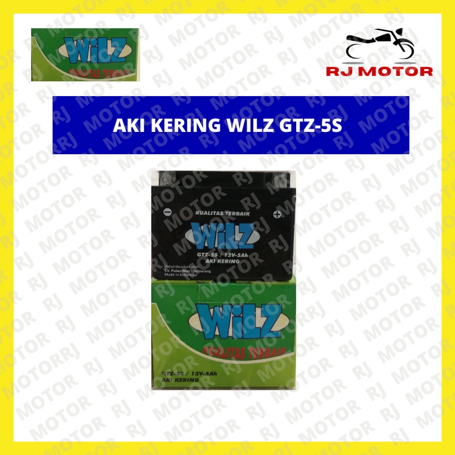 AKI MOTOR KERING WILZ GTZ5S AKI MOTOR KUALITAS TERBAIK