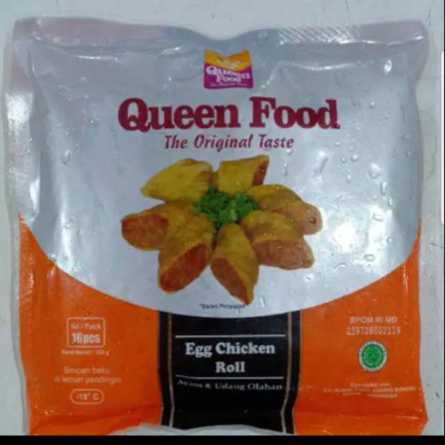 

Queen food egg roll