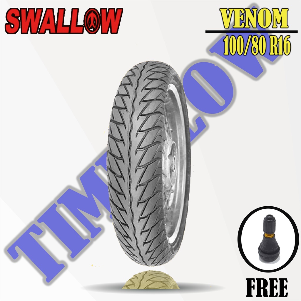 Ban Motor SKYWAVE, HAYATE, NOUVO // SWALLOW VENOM 100/80 Ring 16 Tubeless