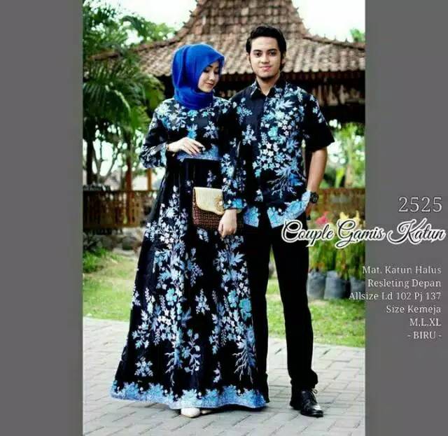 Maura Couple - Sania Ruffle Batik Couple Ori Ndoro Jowi DNT Garansi Termurah Shopee