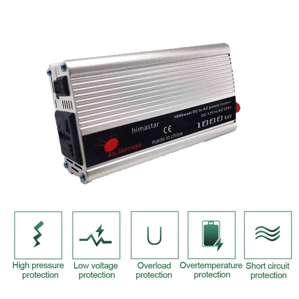 Power Inverter 1200 Watt / Inverter 1200W DC To AC Car Power Converter Universal Inverter Mobil 1200 Watt