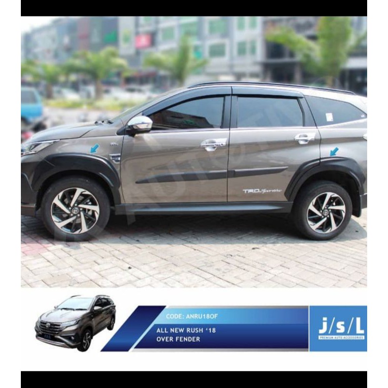 over fender all new Rush 2018 black